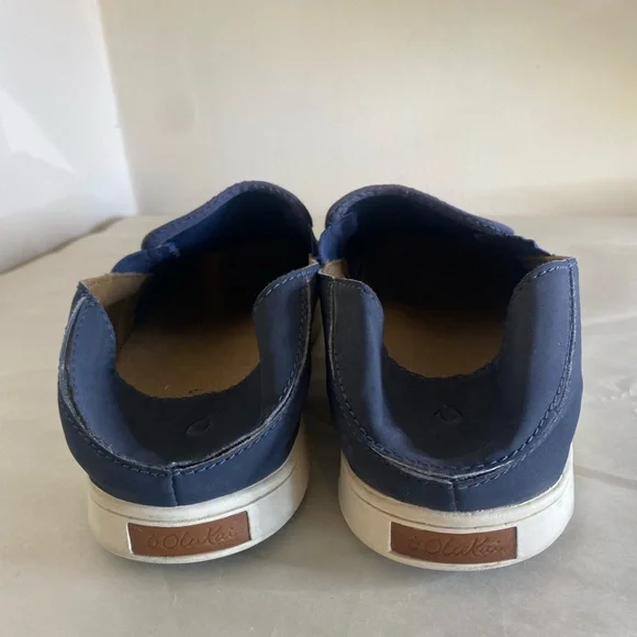 Olukai Dede Pehuea blue slip on shoes women's size 9 mesh sneakers - Picture 7 of 7